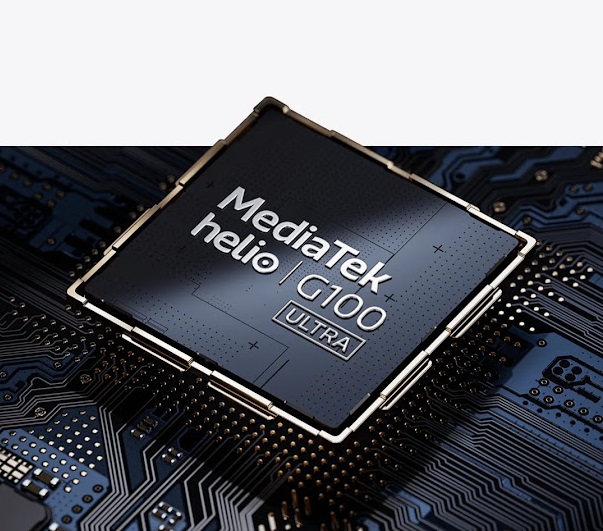 Производительность и память: мощь Helio G100-Ultra и простор для хранения  